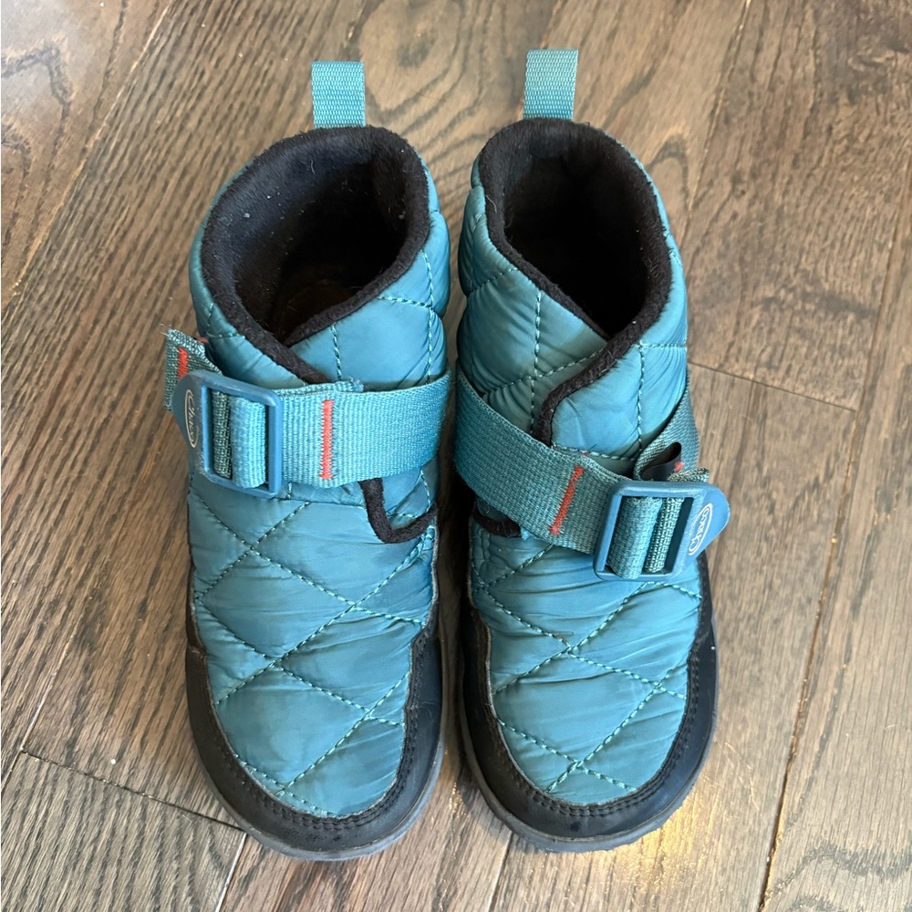 Chaco Kids Teal Quilted Boots